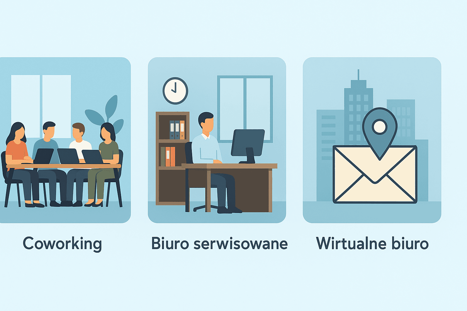 Coworking, biuro serwisowane czy wirtualne biuro – które rozwiązanie wybrać?