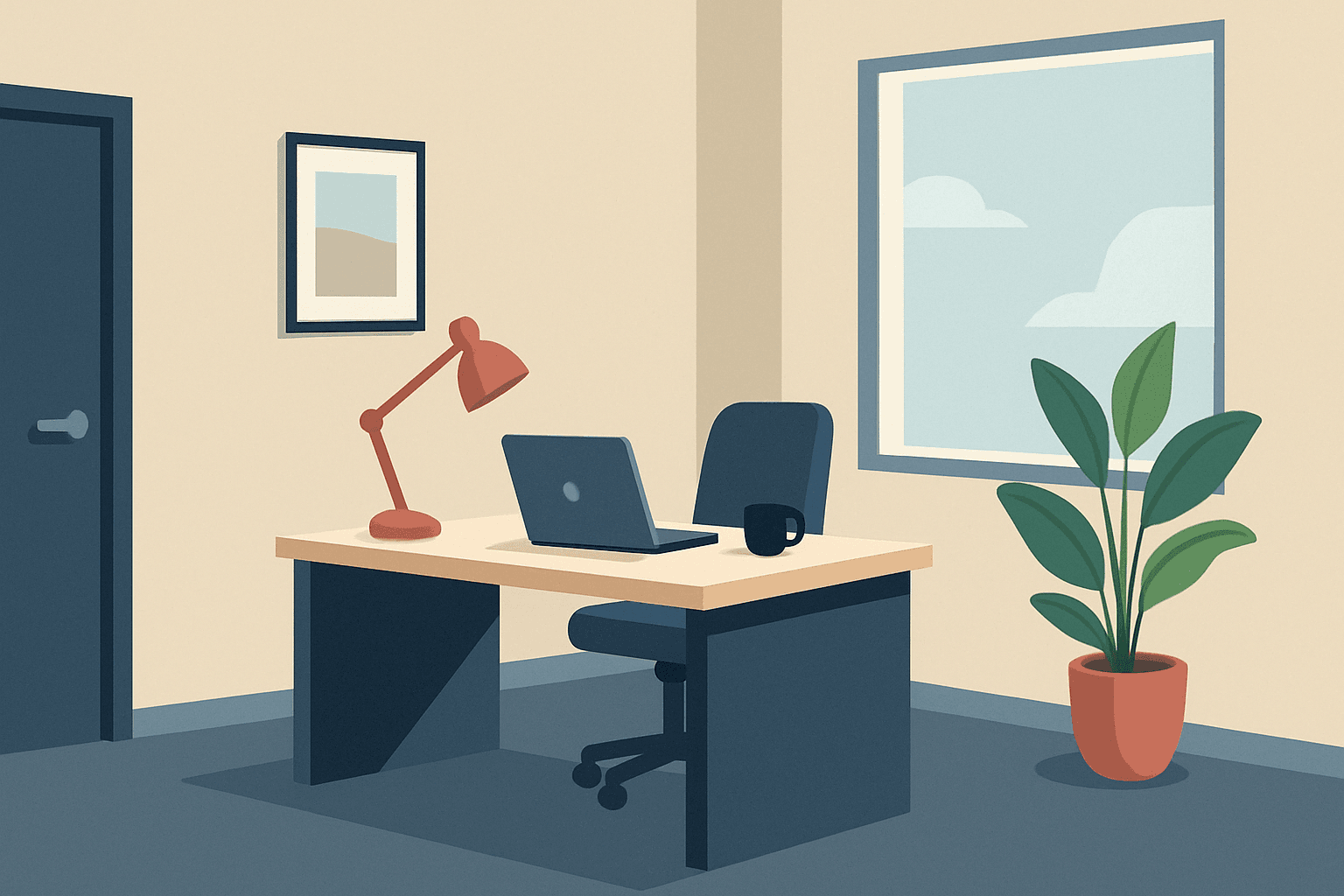 Biuro serwisowane - prywatna przestrzeń biurowa