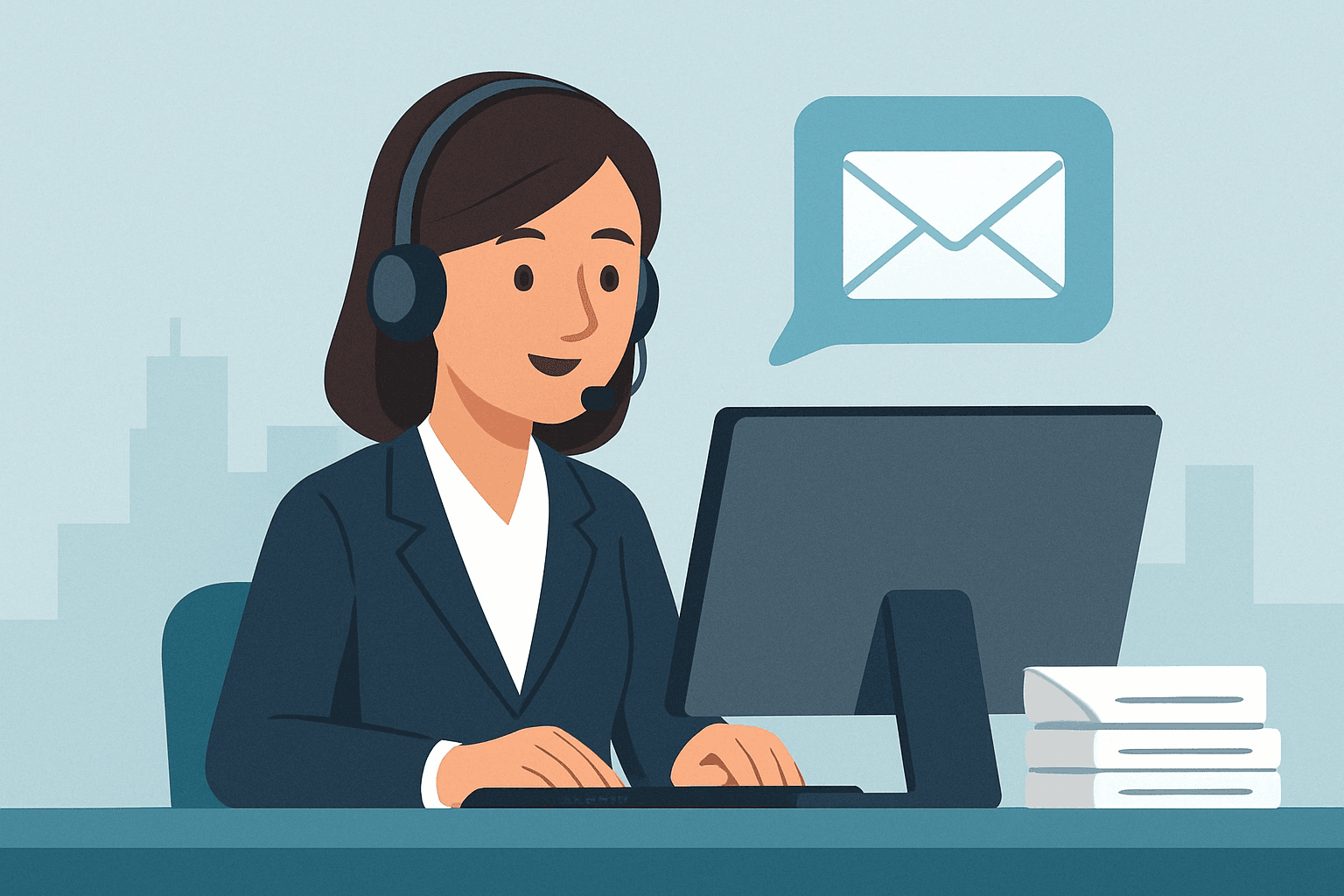 Profesjonalna obsługa klienta w wirtualnym biurze