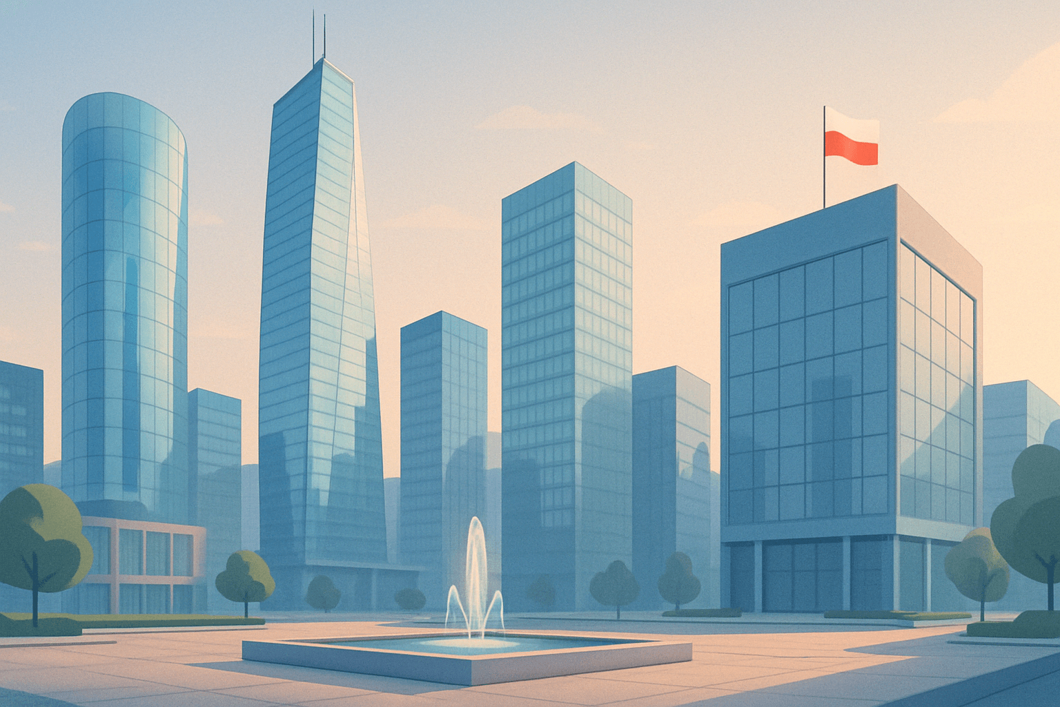 Prestiżowe centrum biznesowe w Warszawie